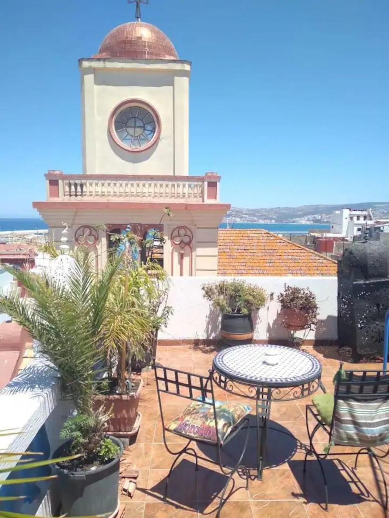 Tangier Medina Roof Top Apartment With Ocean Views Exterior photo