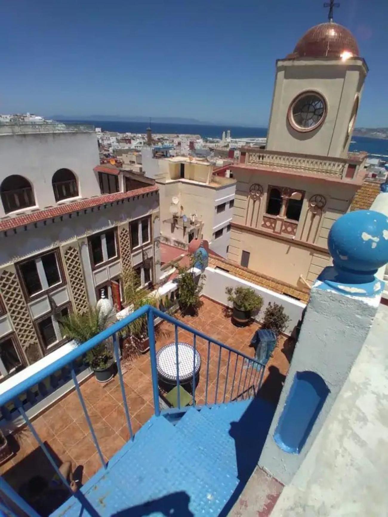 Tangier Medina Roof Top Apartment With Ocean Views Exterior photo